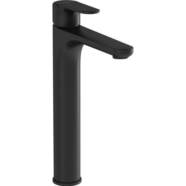 Смеситель для раковины-чаши Vitra Root Round A4270736EXP без донного клапана, черный матовый