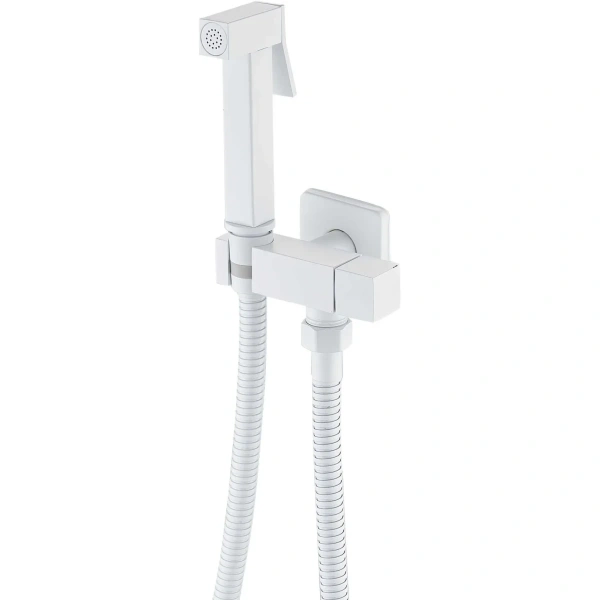 Гигиенический душ Savol S-FXQ009W с держателем, шлангом, белый матовый