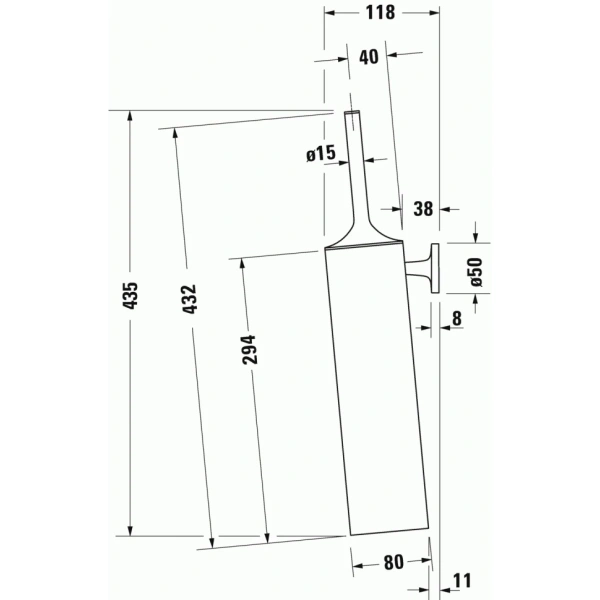 Ёршик Duravit Starck T 0099461000