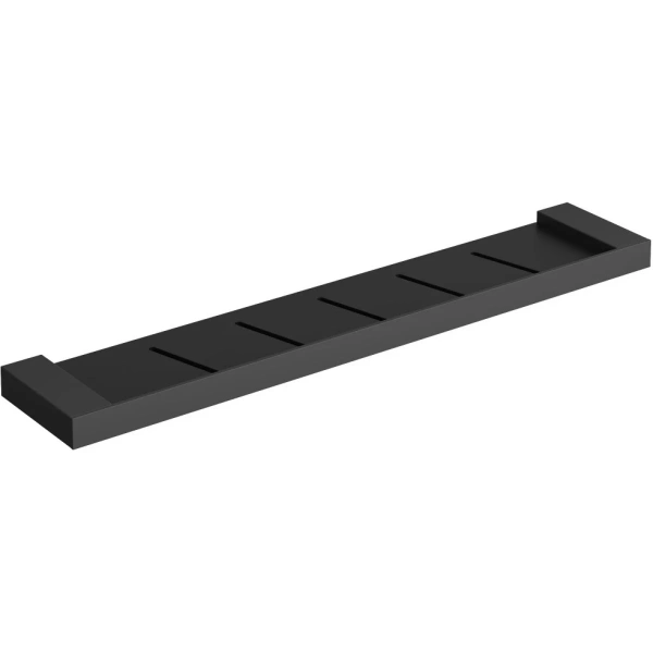 Полка для ванной Boheme Qubic 10736-B 60 см, черный матовый