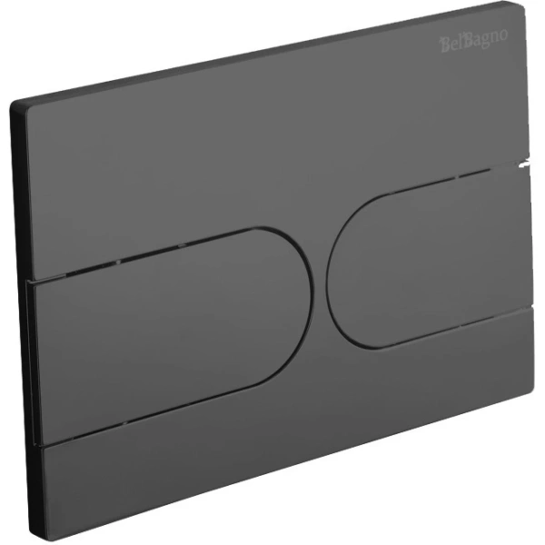 Кнопка смыва BelBagno BB-11-NERO.M для инсталляции, черный матовый