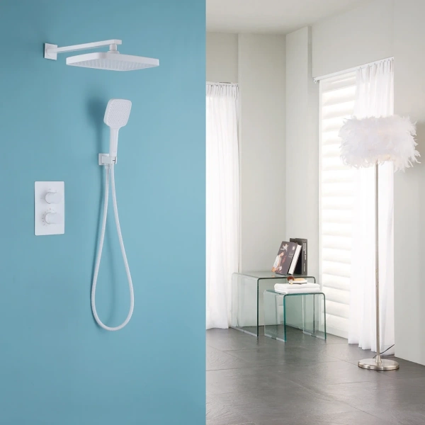 Душевой комплект Abber Weiss Insel AF8051W 250 мм