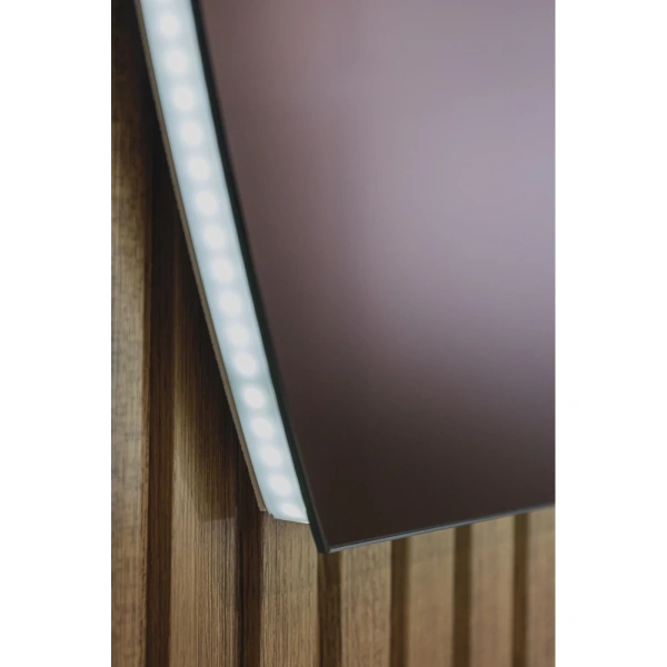 Зеркало Abber Teil AG6504SL 68,6x109,7 см L, с LED-подсветкой, сенсорным выключателем, диммером