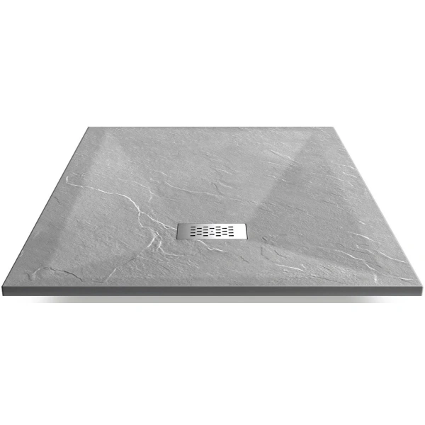 Душевой поддон из литьевого мрамора Vincea VST-4SR1010G 100x100 см