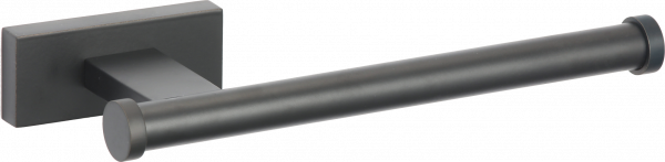 Держатель для туалетной бумаги Ganzer 88032-C, с крышкой, черный