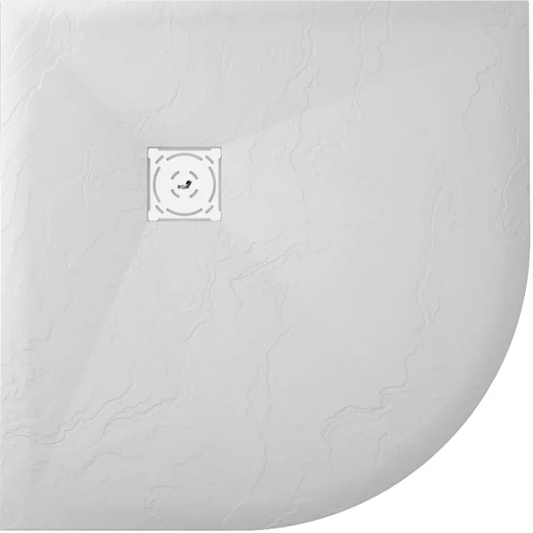 Душевой поддон из литьевого мрамора RGW Stone Tray ST/R-0100W 16153100-01 100x100 см