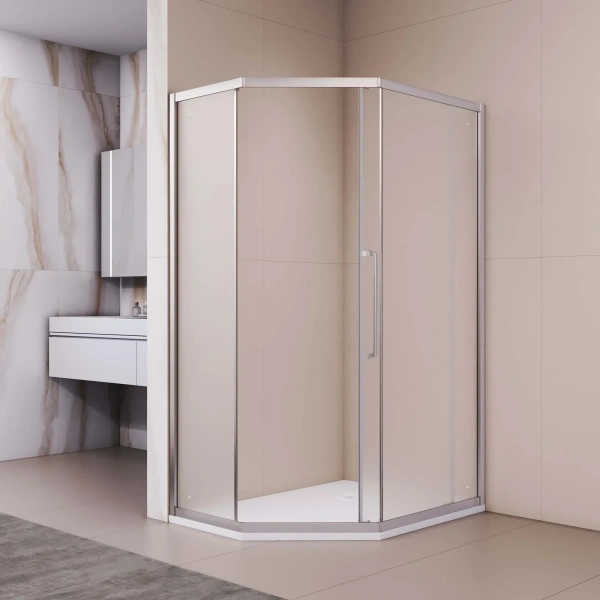 Душевой уголок RGW PA-86 New Passage 38088692-21N 120x90 см, профиль хром, стекло матовое
