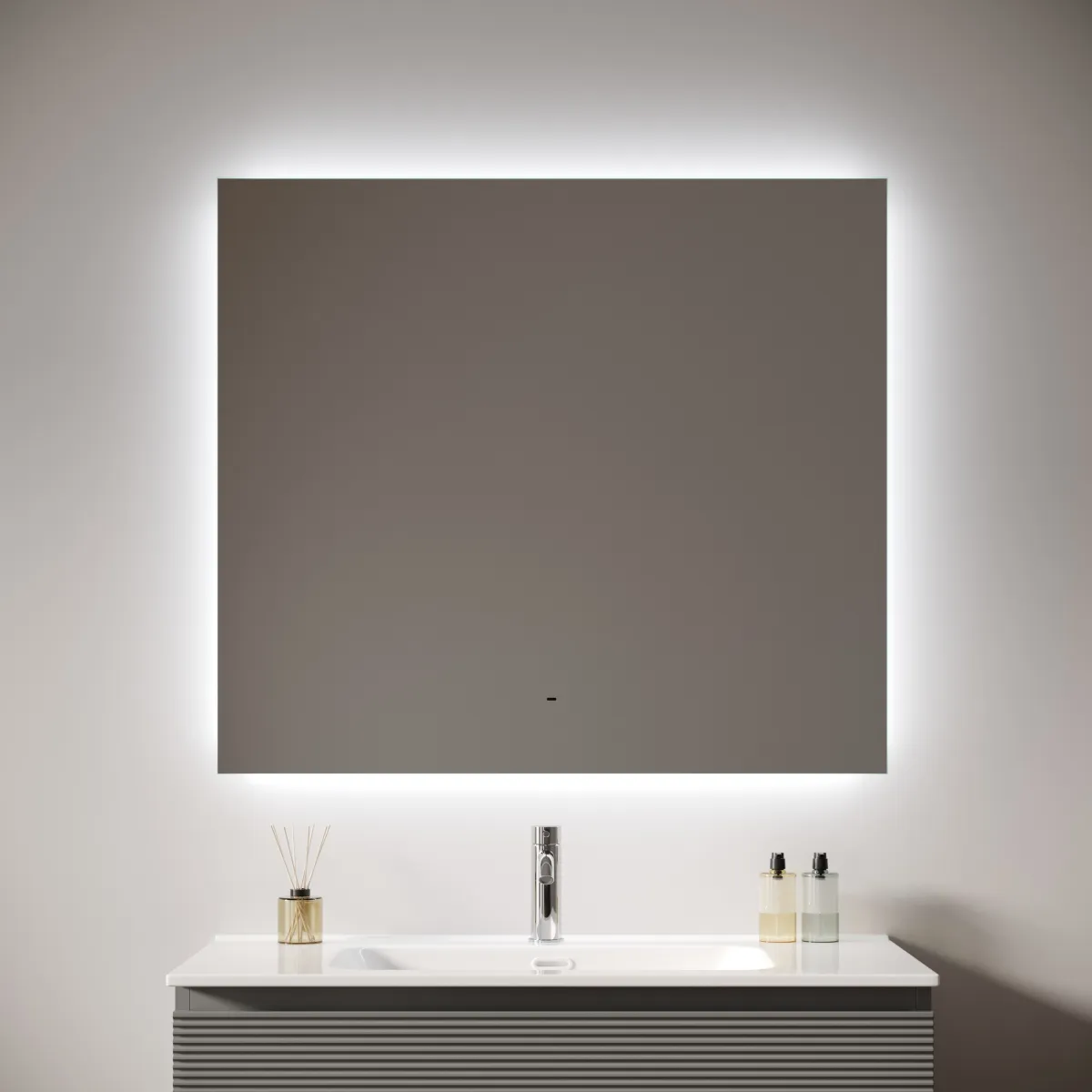 Зеркало Sancos Square 2.0 SQ2.900 90x70 см, с подсветкой