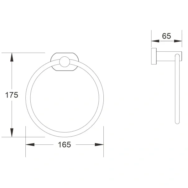 Кольцо для полотенец Shevanik SG5106