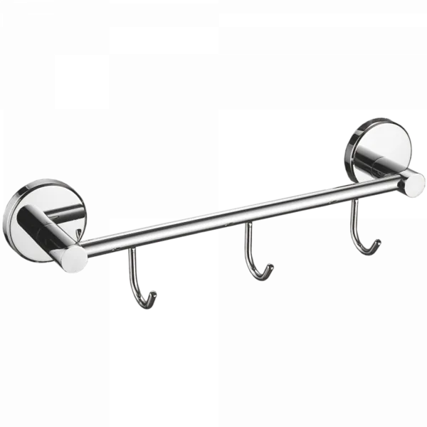 Крючок Haiba HB9015-3 планка на 3 крючка, хром