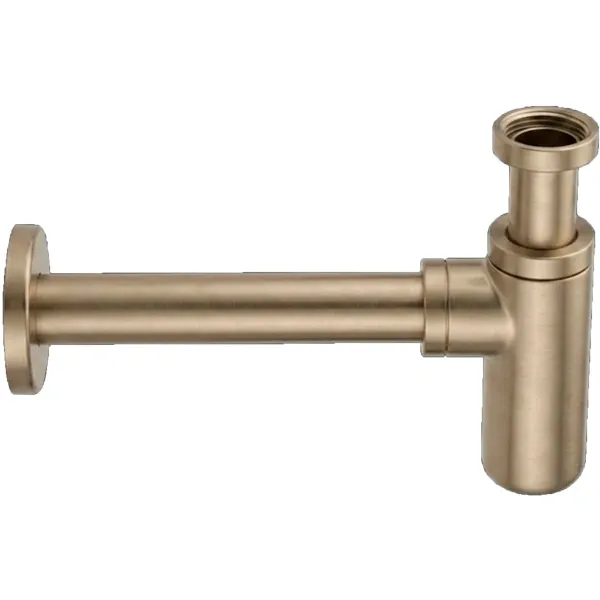 Сифон для раковины Remer 958LNZ 1 1/4"-32, никель матовый