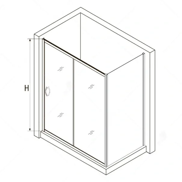 Душевой уголок RGW PA-76 (PA-016+Z-050-2) Passage 35087642-11 прозрачное 140x120 см