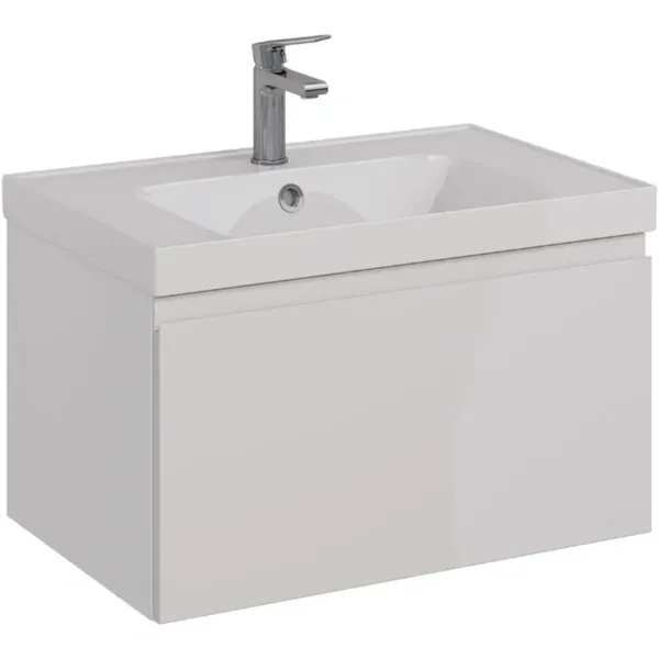 Тумба Lemark Veon Mini LM02VM70T 66,6 см, белый глянец