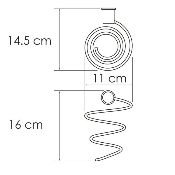Держатель фена WasserKRAFT K-1080PG, золото глянцевое