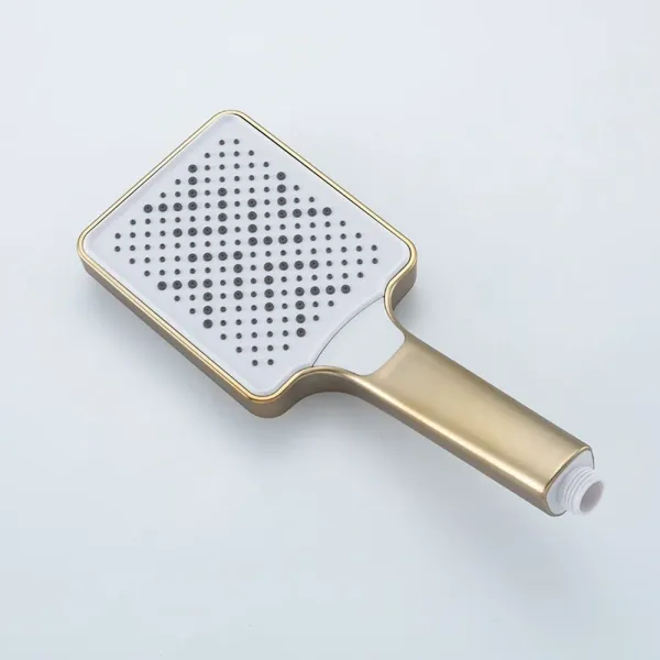 Душевая лейка Frap F025 110 мм, 3 режима, золотой матовый