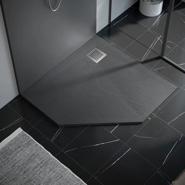 Душевой поддон из литьевого мрамора Vincea VST-4SP1010G 100x100 см