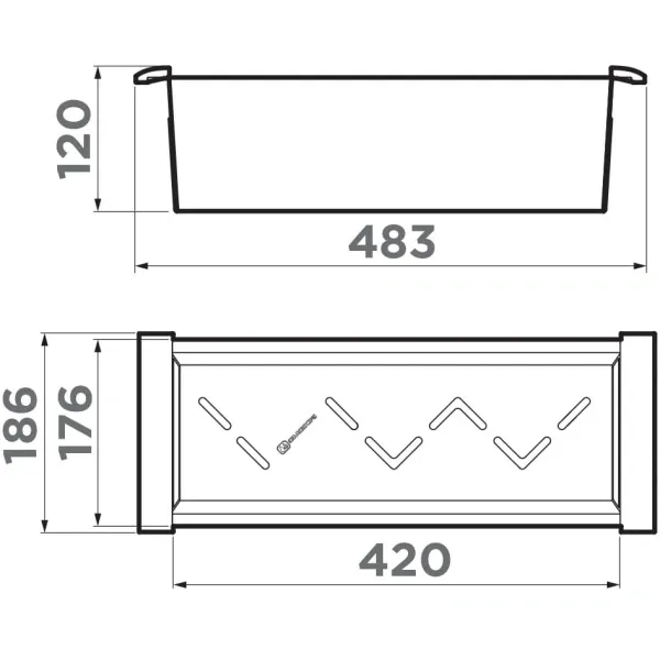 Коландер Omoikiri CO-04-LG 4999056, светлое золото