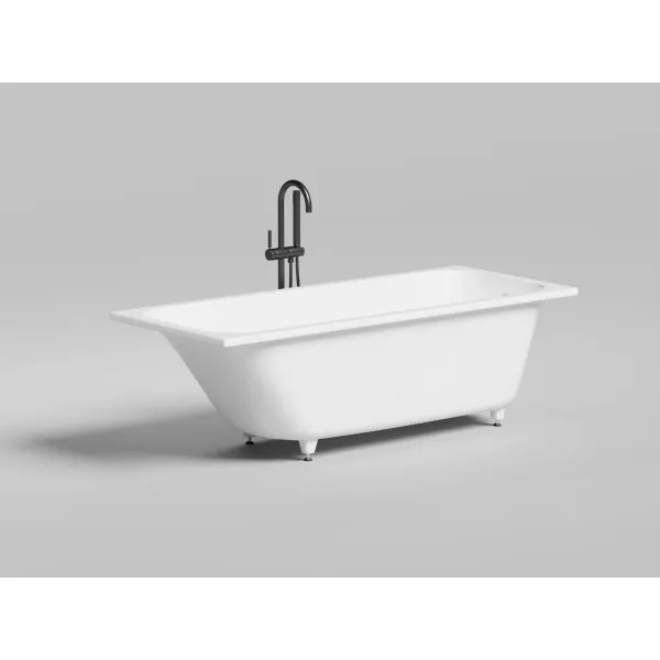 Ванна из искусственного камня Salini S-Stone Orlanda 102021M 170x70 см, белый матовый