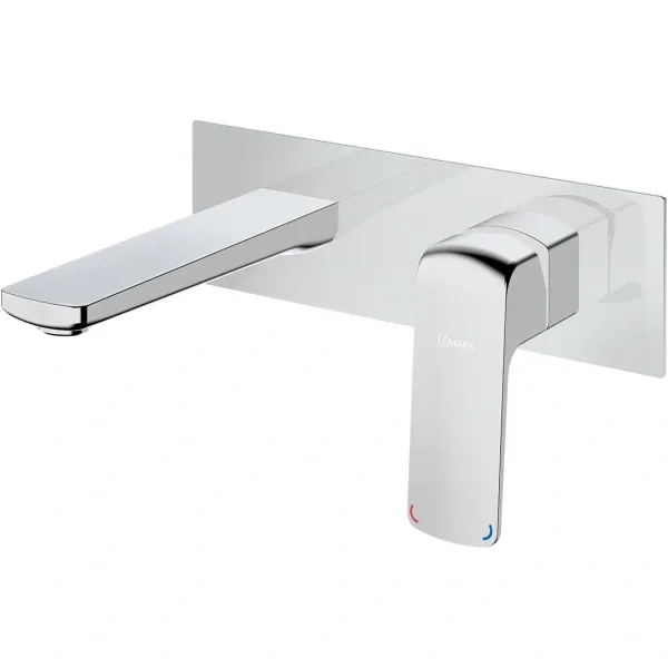 Смеситель для раковины скрытого монтажа Lemark Hosta LM12326C, без донного клапана, хром