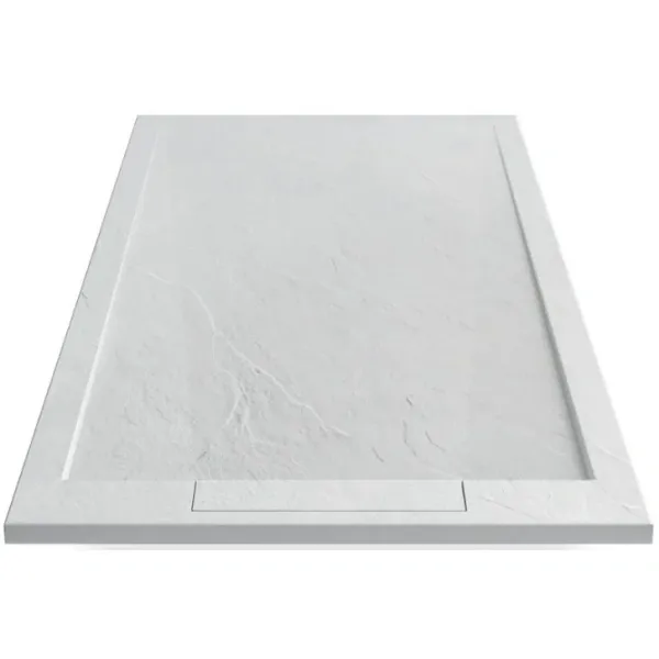 Душевой поддон Esbano Luxe ESPLX100W 100x100 см, из литьевого мрамора, квадратный, белый матовый