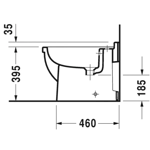 Биде напольное Duravit Starck 3 2230100000
