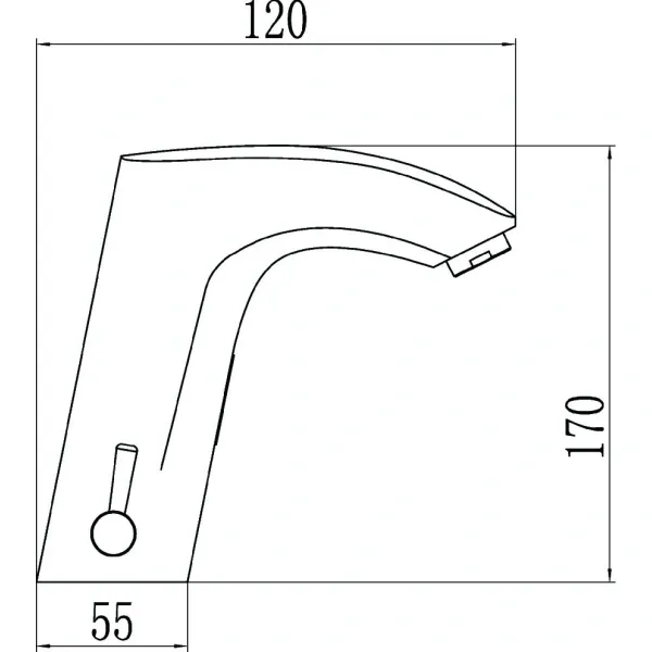 Смеситель для раковины Savol S-GY8802, бесконтактный