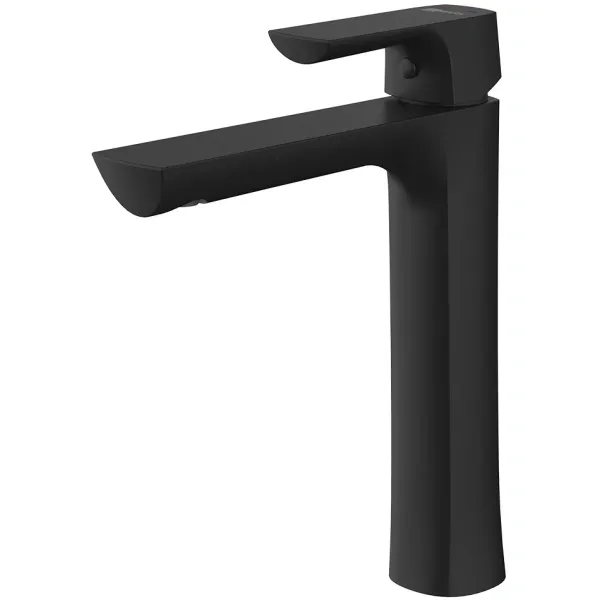Смеситель для раковины-чаши Lemark Ursus LM7209BL с донным клапаном, черный матовый