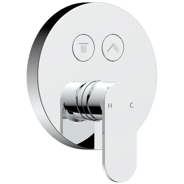 Душевой комплект Aquame AQM8402CR 300 мм, со смесителем, хром