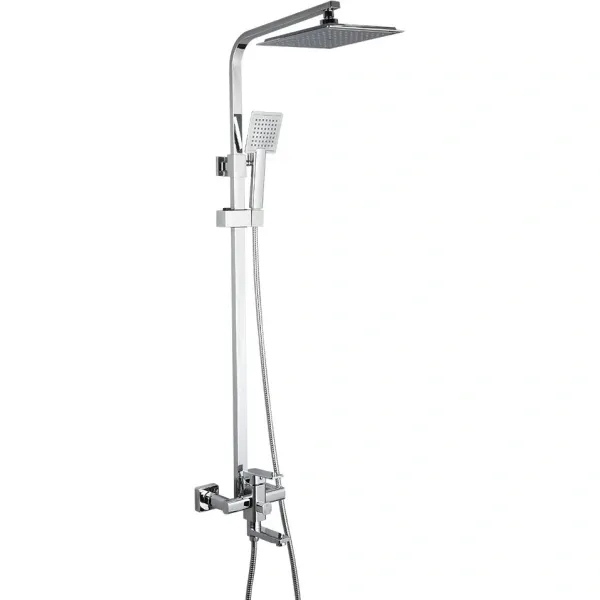 Душевая система Frap F2420 225 мм, со смесителем, хром