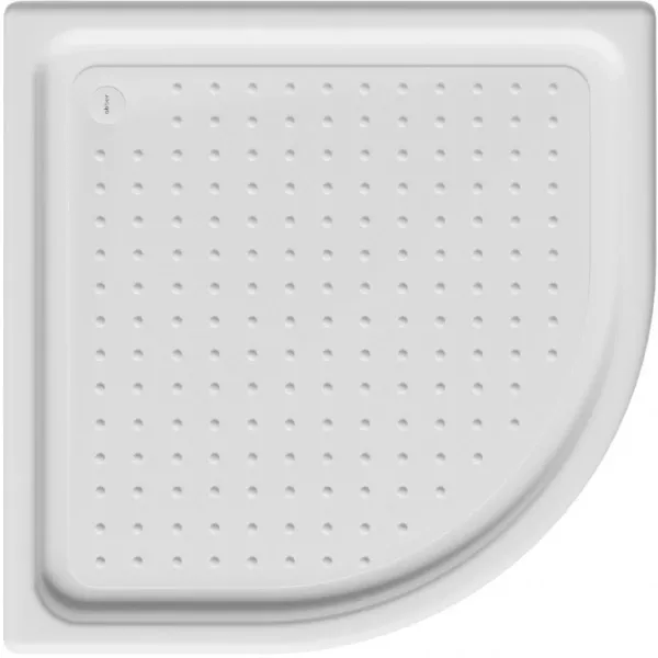 Душевой поддон Abber AD3A080 80x80 см, акриловый, четверть круга, белый