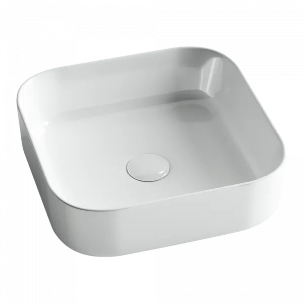 Раковина CeramicaNova Элемент CN6012 38,5x38,5 см, белый
