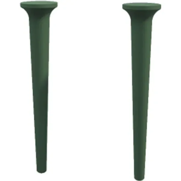 Комплект ножек для тумбы и пенала Cezares Idra 40445 43 см, Verde Opaco