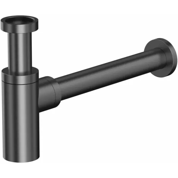Сифон для раковины WhiteCross A186GM 1 1/4"-32, оружейная сталь