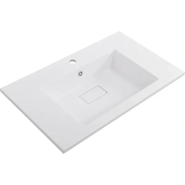 Раковина Cezares Slider CZR-800/480-LV-MR-PRS 80x48 см, накладная, белый