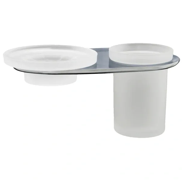 Стакан с мыльницей WasserKRAFT Kammel K-8326