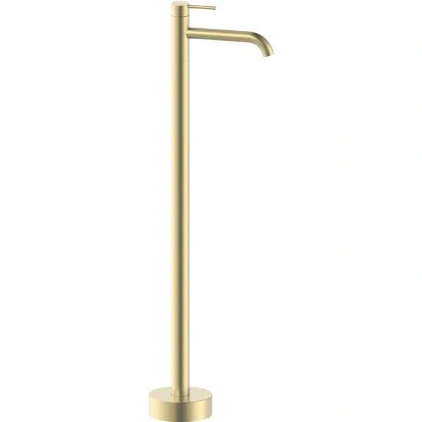 Смеситель напольный для раковины Wonzon & Woghand Stick WW-88649905-BG, золотой матовый