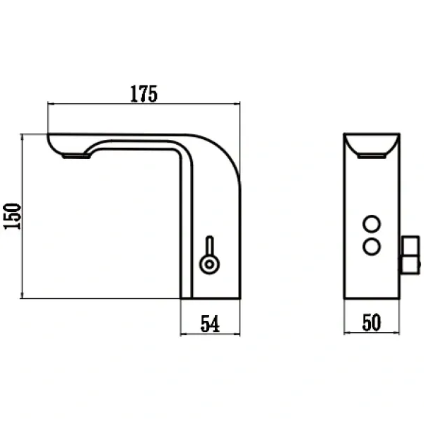 Смеситель для раковины Savol S-GY8885Q, бесконтактный