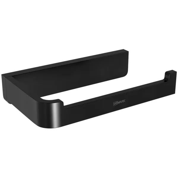 Держатель туалетной бумаги Lemark Smooth Line 9722008, черный матовый