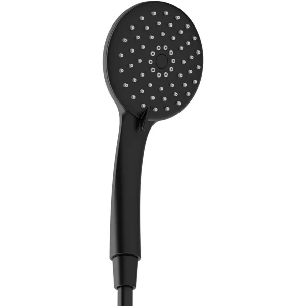 Душевая лейка Sancos Lotus SC6003MB круг, 115 мм, 3 режима, черный матовый