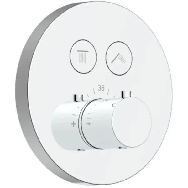 Душевой комплект Aquame AQM8401CR 300 мм, с термостатом, хром