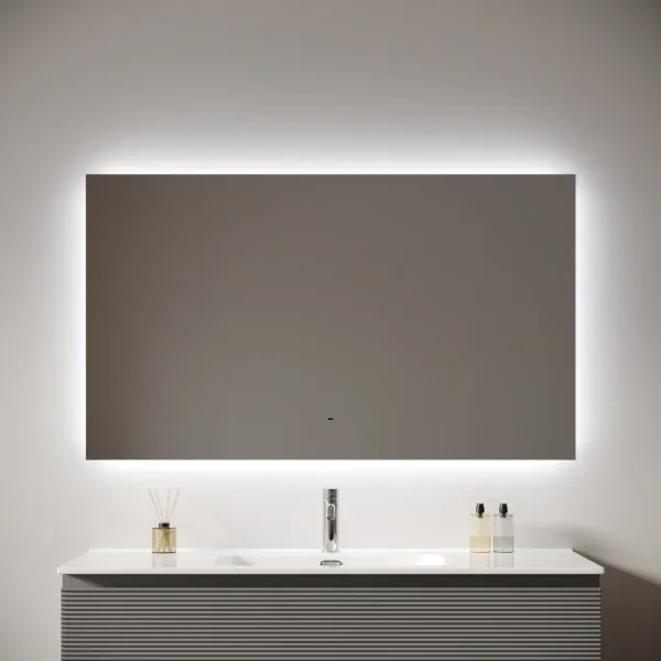 Зеркало Sancos Square 2.0 SQ2T.1200 120x70 см, с подсветкой, с подогревом