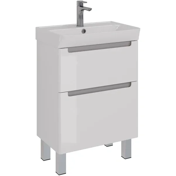 Тумба Lemark Buno LM04B60T 57,6 см, белый глянец