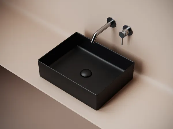 Раковина CeramicaNova Элемент CN6069MB 47,1x36,1 см, черный