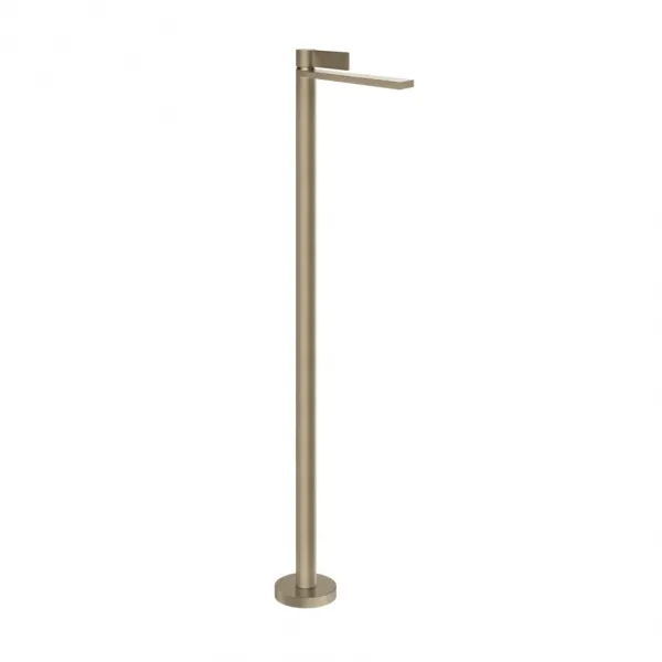 Смеситель напольный для раковины Gessi Inverso Rigato, высота 113 см 73595#149, никель брашированный Finox