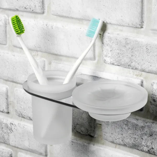 Стакан с мыльницей WasserKRAFT Kammel K-8326