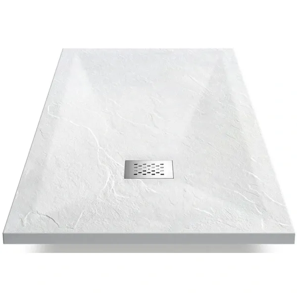 Душевой поддон из литьевого мрамора Vincea VST-4SR9010W 100x90 см