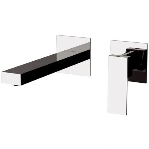 Смеситель для раковины скрытого монтажа Remer Q-Design QD15P, без донного клапана, хром