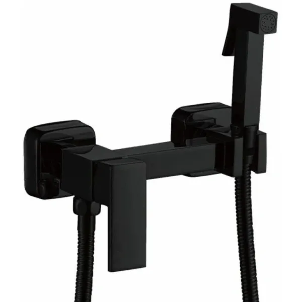 Гигиенический душ Haiba HB5513-7 со смесителем, черный матовый