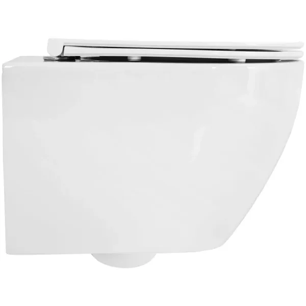 Унитаз подвесной Cezares Stylus CZR-6601-TH-TOR безободковый, торнадо, белый