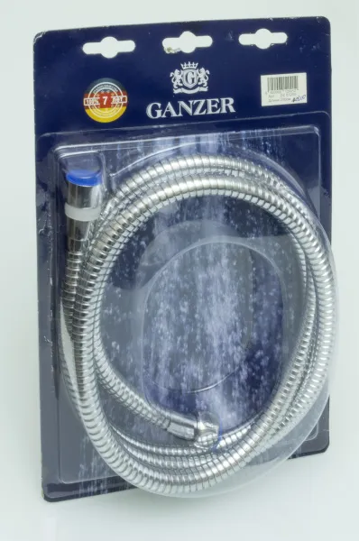 Душевой шланг Ganzer 40200, 200 см, хром